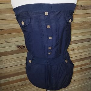 MINE Strapless Tunic size Small